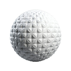 3d sphere isolated on white