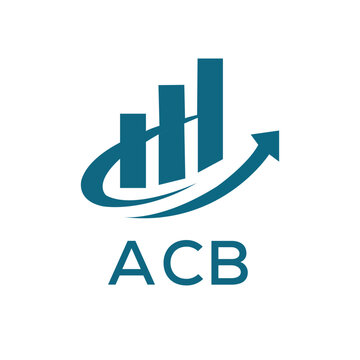 ACB letter logo design on black background. ACB creative initials letter logo concept. ACB letter design.

