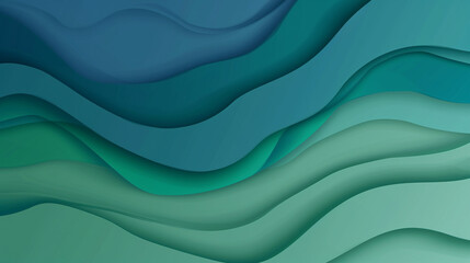 Fototapeta premium Light Sea Green, Pine Green, Cerulean and Sapphire Blue banner background vector presentation design. PowerPoint and business background.