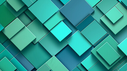 Fototapeta na wymiar Light Sea Green, Pine Green, Cerulean and Sapphire Blue abstract background vector presentation design. PowerPoint and Business background.