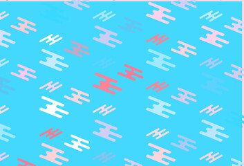 Light Blue, Red vector texture with colorful lines.