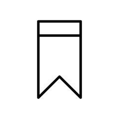 bookmark icon symbol vector template