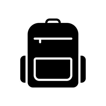 backpack icon symbol vector template