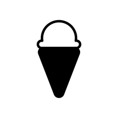 ice cream icon symbol vector template