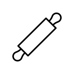 rolling pin icon symbol vector template