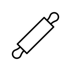 rolling pin icon symbol vector template