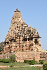 This is the photo of an Ancient temple at Khajuraho in India.
