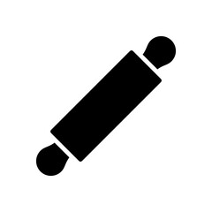 rolling pin icon symbol vector template