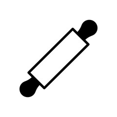rolling pin icon symbol vector template