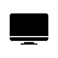 computer monitor icon symbol vector template