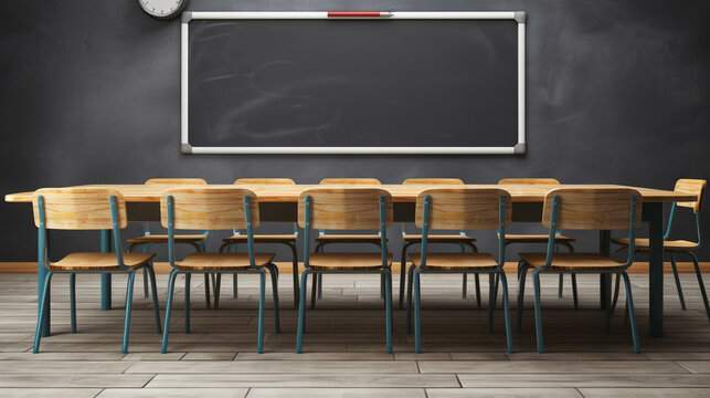 classroom with blackboard high definition(hd) photographic creative image