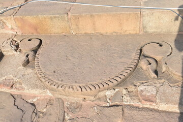 This is the photo of an Ancient temple at Khajuraho in India.