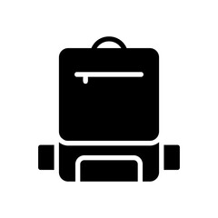 backpack icon symbol vector template