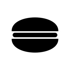 macaron icon symbol vector template