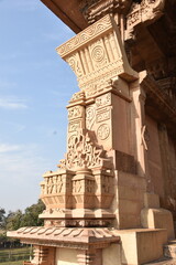 Fototapeta na wymiar This is photo of Kandariya mahadev temple at Khajuraho in India. 