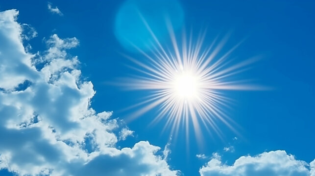 sun and clouds high definition(hd) photographic creative image