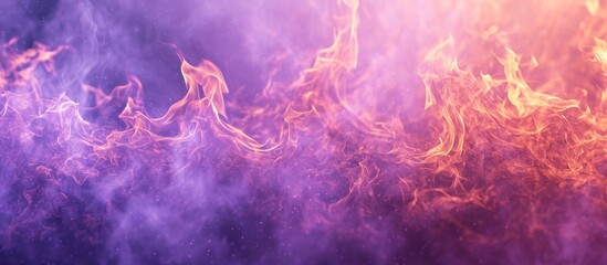 Lilac Background with Burning Flames: A Fiery Lilac Background Sets the Stage for Captivating Visuals - Powered by Adobe