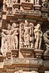 This is the photo of an Ancient temple at Khajuraho in India.