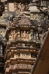 This is the photo of an Ancient temple at Khajuraho in India.
