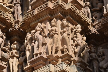 This is the photo of an Ancient temple at Khajuraho in India.