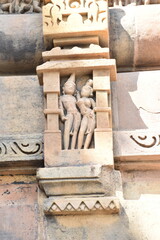This is the photo of an Ancient temple at Khajuraho in India.