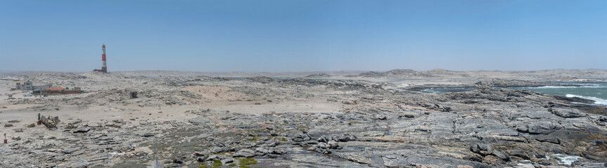 basalt rocks on peninsula at Diaz point,  Namibia