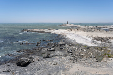 coves on Ocean shore at Diaz point,  Namibia