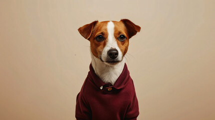 Cute jack russell terrier dog