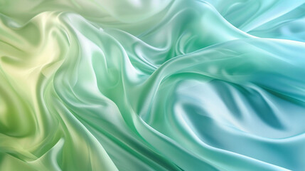Obraz premium Pastel Blue and Green silk background vector presentation design