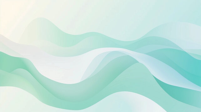 Pastel Blue and Green banner background vector presentation design. PowerPoint and Business background.