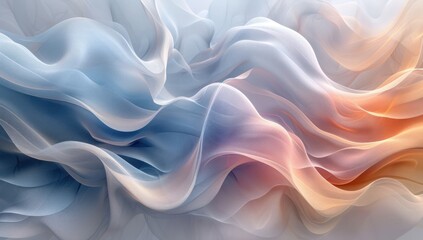 Obraz premium abstract blue smoke background art on white