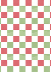 市松模様の水彩背景素材