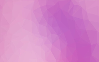 Fototapeta premium Light Purple vector low poly texture. Glitter abstract illustration with an elegant design. Template for a cell phone background.