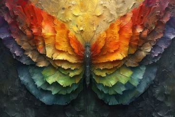 Foto auf Acrylglas Schmetterlinge im Grunge butterflies wallpaper for your desktop full and complete colors