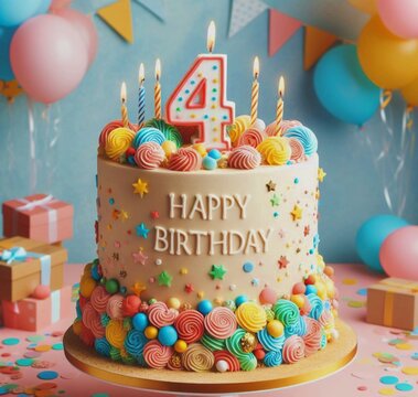 4th Birthday Cake  (8) 1