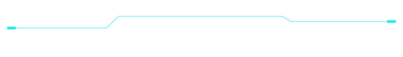 Obraz premium HUD futuristic technology line frame design element template