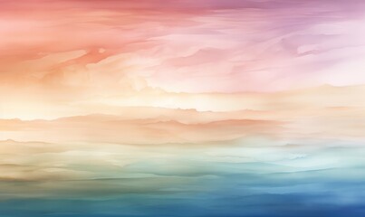 Fototapeta na wymiar abstract colorful watercolor, wave background, soft gradient, abstract background