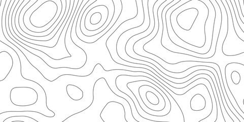 Abstract background with topographic contours map with geographic line map .white wave paper curved reliefs abstract background .vector illustration of topographic line contour map design . - obrazy, fototapety, plakaty
