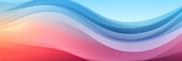Simple wave background, light colors