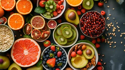 A healthy food alternative menu concept