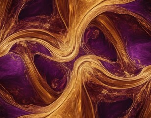  bright purple and gold abstract image