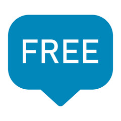 Free web button sign, promotion design label icon, gratis business vector illustration