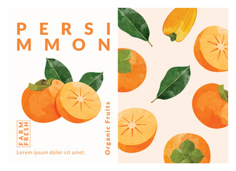 Be the pioneer! • Almost never licensed, high potential
Be the trendsetter, make this untapped asset yours

Stock Vector ID: 2406540639

Persimmon fruit packaging design templates, watercolour style v