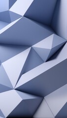 Obraz premium Polygonal Art Geometric Abstract Monochromatic Background