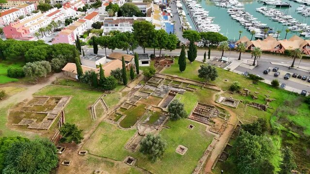 The ancient roman city of Cerro la Vila located in Quarteira, Portugal