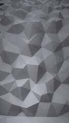 Polygonal Art Geometric Abstract Monochromatic Background