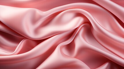 Satin Serenity: The Gentle Weave of Pink Silky Satin Forms a Textile Texture Wallpaper, Invoking a Sense of Opulent Calm