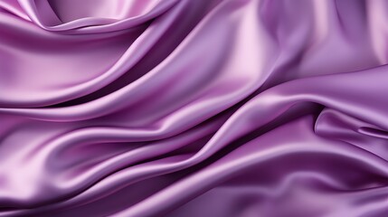 Fototapeta premium Satin Dreamscape: Purple Silk Fabric Weave Transforms into a Wallpaper Background, Radiating Softness and Opulence
