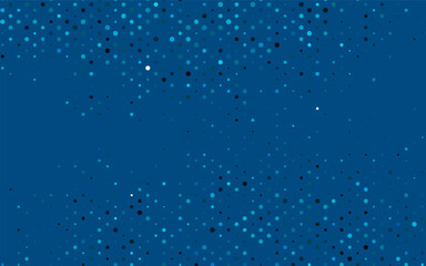 Fototapeta premium Light BLUE vector background with bubbles. Beautiful colored illustration with blurred circles in nature style. Pattern of water, rain drops.