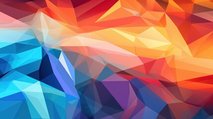Obraz premium abstract background with triangles